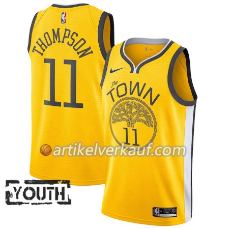 NBA Golden State Warriors Trikot Klay Thompson 11 2018-19 Nike Gelb Swingman - Kinder